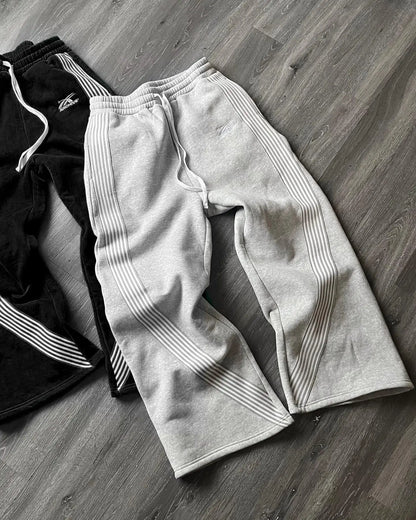 STRIPED Y2K SWEATS