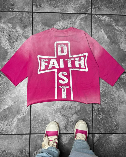 CROPPED FAITH TEE