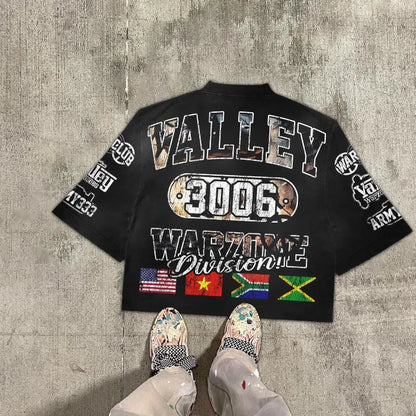 CROPPED VALLEY TEE